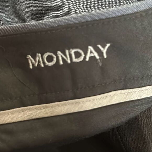 Bonobos Weekday Warrior Dress Pants Monday Blue Slim Fit size 38/32 - Picture 6 of 9